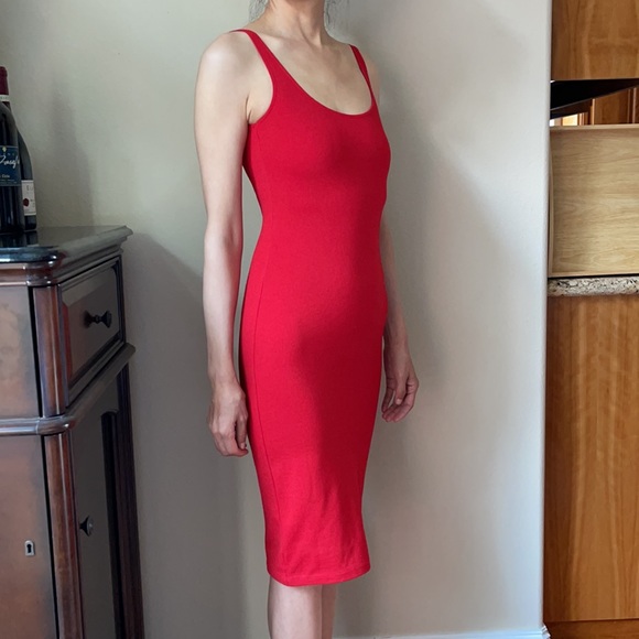 Red Tank Dress - Picture 3 of 3